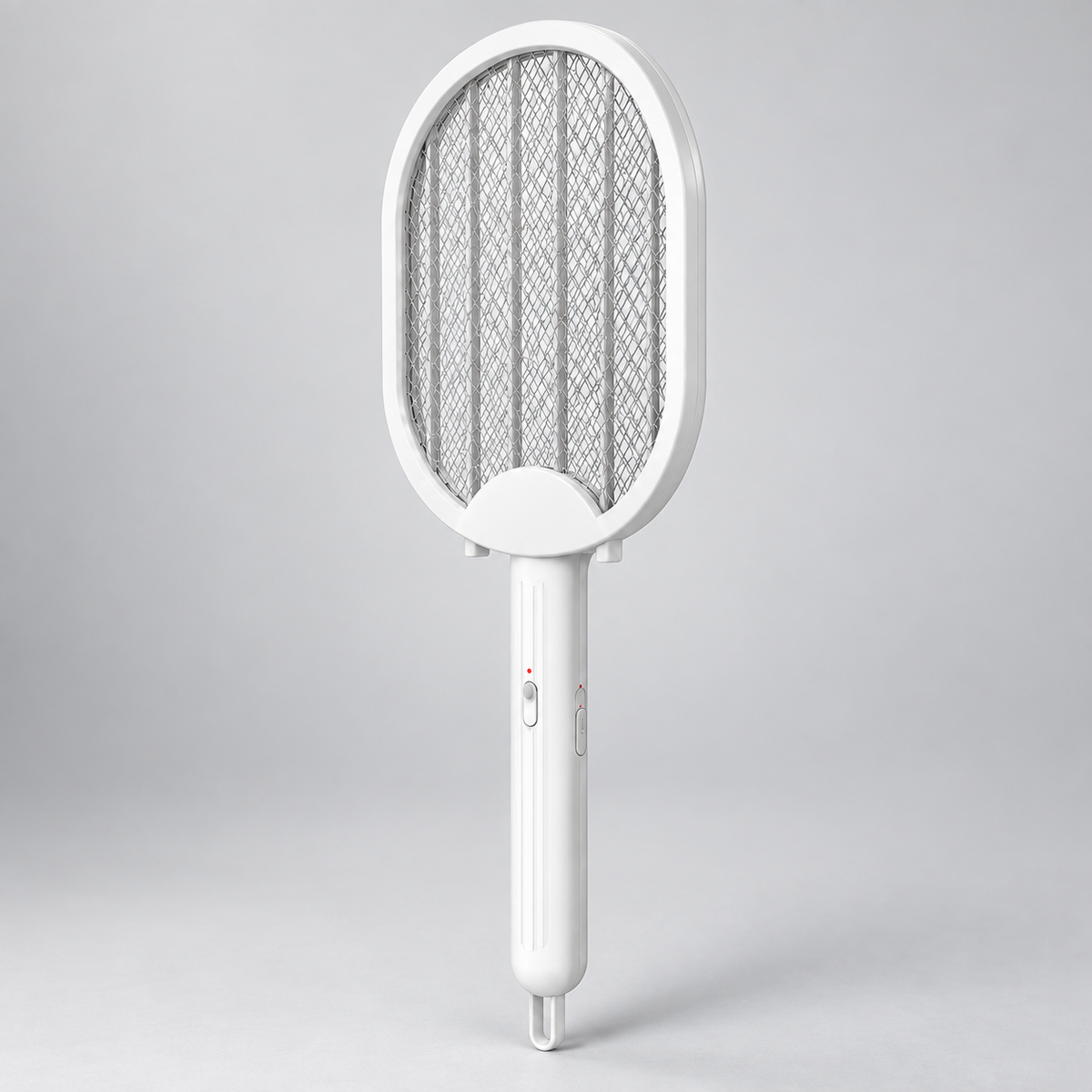 Close studio view of the RIO+ rechargeable mosquito swatter